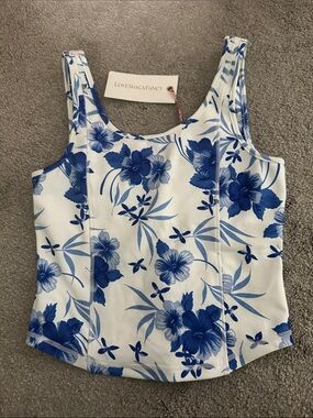 NWT Love shack fancy XS althetic scoop tank top